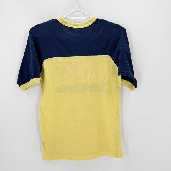 Vintage t-shirt raglan sleeves sunset palm trees "Singer Island Florida" 70s 80s - Picture 2 of 6